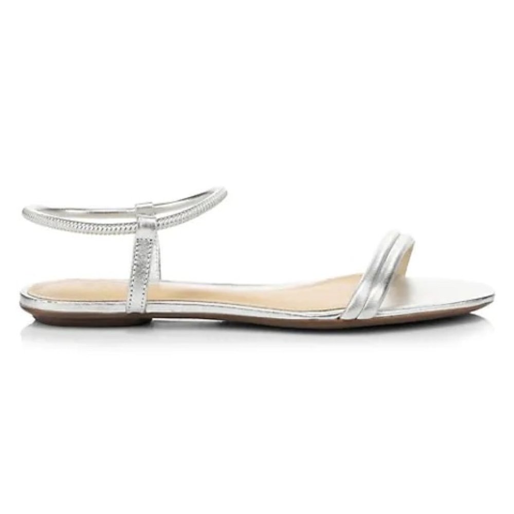 Schutz Sandals in Silver Metallic - NWT - Size 7